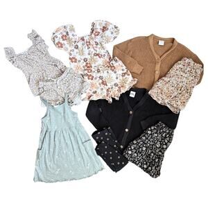 Little Co Lauren Conrad Girls 4T 5T Floral Dress Cardigan Outfit 10 Pc Lot